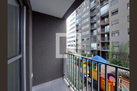 Varanda da Sala de apartamento para alugar com 2 quartos, 46m² em Jardim Marajoara, São Paulo
