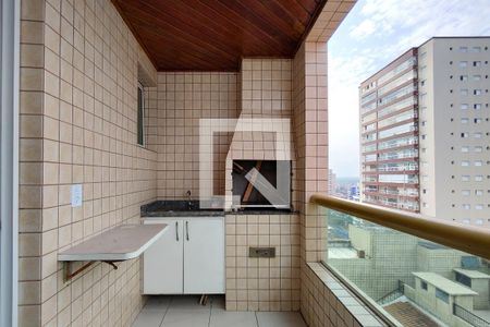 Sacada Sala de apartamento para alugar com 1 quarto, 55m² em Aviação, Praia Grande