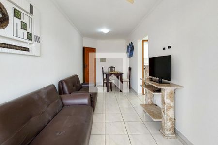 Sala de apartamento para alugar com 1 quarto, 55m² em Aviação, Praia Grande