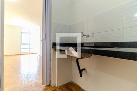 Cozinha de kitnet/studio para alugar com 1 quarto, 30m² em Vila Buarque, São Paulo