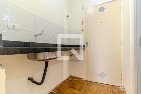 Cozinha de kitnet/studio para alugar com 1 quarto, 30m² em Vila Buarque, São Paulo