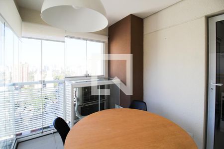 Varanda Sala de apartamento à venda com 1 quarto, 44m² em Vila Olímpia, São Paulo