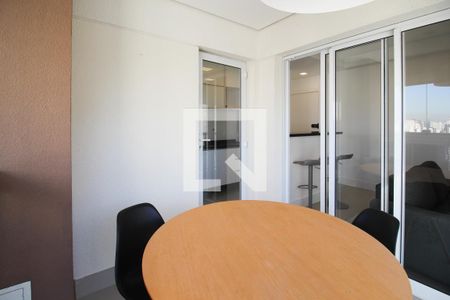 Varanda Sala de apartamento à venda com 1 quarto, 44m² em Vila Olímpia, São Paulo