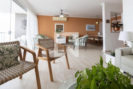 Sala de apartamento para alugar com 4 quartos, 189m² em Centro, Guarujá