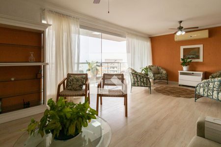 Sala de apartamento para alugar com 4 quartos, 189m² em Centro, Guarujá