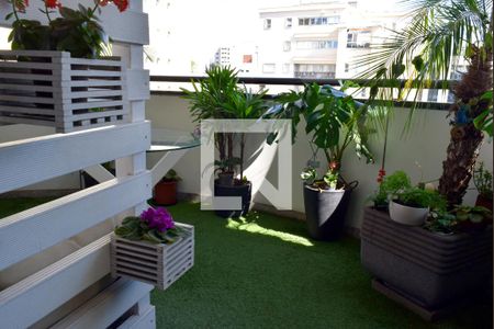 Varanda da Sala de apartamento à venda com 2 quartos, 72m² em Jardim Paulista, São Paulo