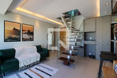 Sala de apartamento à venda com 2 quartos, 120m² em Praça da Bandeira, Rio de Janeiro