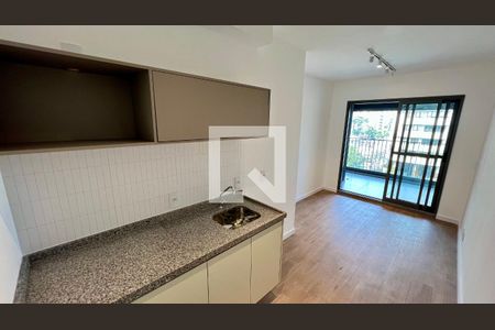 Studio à venda com 33m², 1 quarto e sem vagaCozinha