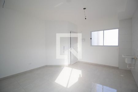 Sala/Cozinha de apartamento à venda com 1 quarto, 33m² em Vila Mangalot, São Paulo