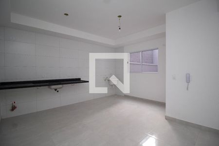 Sala/Cozinha de apartamento à venda com 1 quarto, 44m² em Vila Mangalot, São Paulo