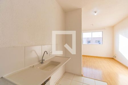 Cozinha  de apartamento à venda com 2 quartos, 42m² em Estância Velha, Canoas