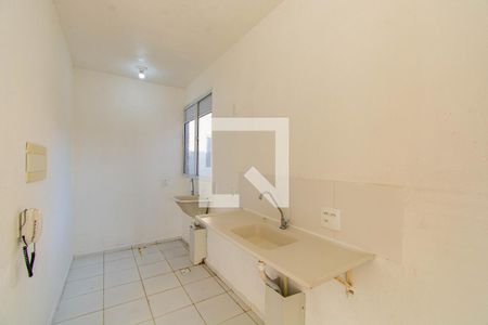 Cozinha  de apartamento à venda com 2 quartos, 42m² em Estância Velha, Canoas