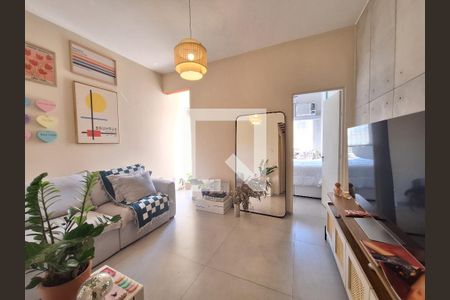 Sala de apartamento para alugar com 1 quarto, 35m² em Flamengo, Rio de Janeiro