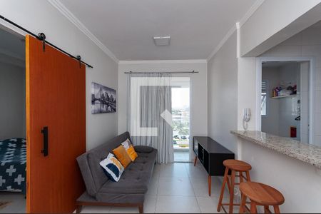 Sala de apartamento para alugar com 1 quarto, 41m² em Várzea da Barra Funda, São Paulo