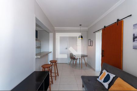 Sala de apartamento para alugar com 1 quarto, 41m² em Várzea da Barra Funda, São Paulo