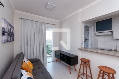 Sala de apartamento para alugar com 1 quarto, 41m² em Várzea da Barra Funda, São Paulo