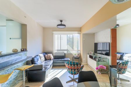 Sala de apartamento à venda com 3 quartos, 85m² em Cidade Monções, São Paulo