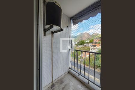 Varanda da Sala de apartamento à venda com 2 quartos, 64m² em Grajaú, Rio de Janeiro