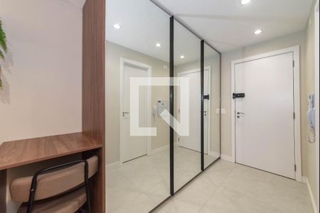 Sala - Quarto  de kitnet/studio para alugar com 1 quarto, 30m² em Jardim das Acacias, São Paulo