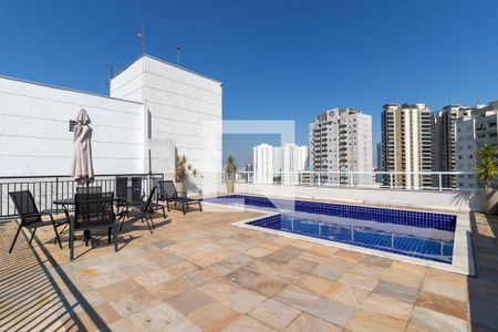Cobertura - Piscina de apartamento para alugar com 1 quarto, 30m² em Santana, São Paulo