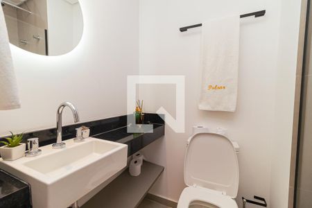 Banheiro de kitnet/studio à venda com 1 quarto, 20m² em Consolação, São Paulo