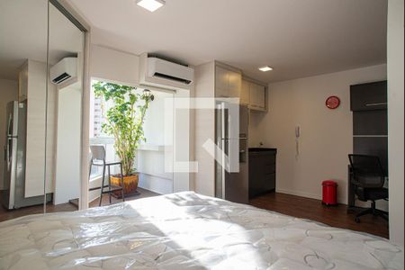 Studio para alugar com 33m², 1 quarto e 1 vagaQuarto