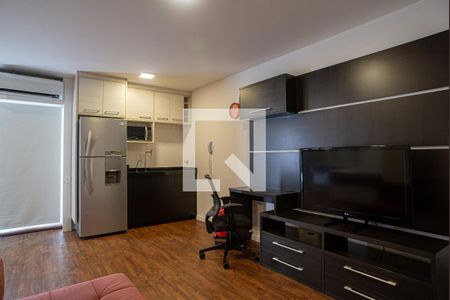 Sala de kitnet/studio para alugar com 1 quarto, 33m² em Consolação, São Paulo