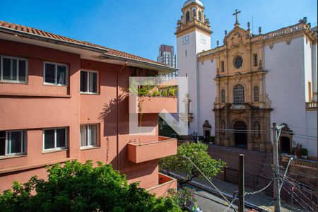 Vista da Sala/Quarto de kitnet/studio à venda com 1 quarto, 28m² em Bela Vista, São Paulo
