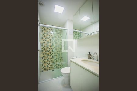 Banheiro de kitnet/studio à venda com 1 quarto, 25m² em Vila Clementino, São Paulo