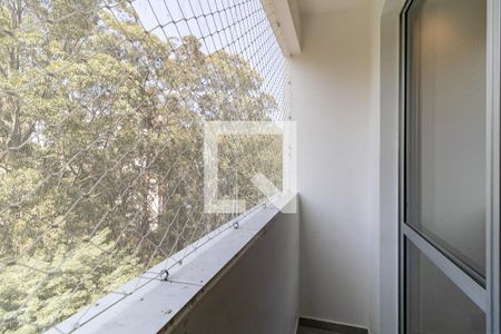 Varanda da Sala de apartamento para alugar com 3 quartos, 62m² em Jardim Santa Emilia, São Paulo