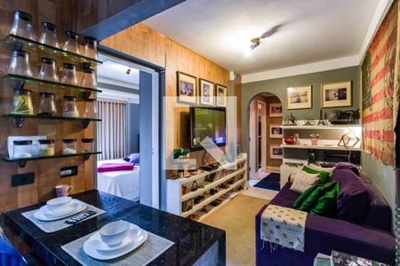 Sala de apartamento para alugar com 3 quartos, 72m² em Vila Andrade, São Paulo