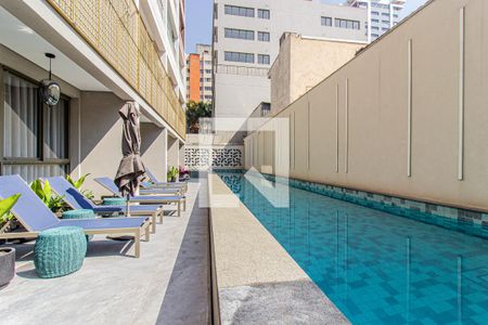 Apartamento para alugar com 38m², 1 quarto e sem vagaÁrea comum - Piscina
