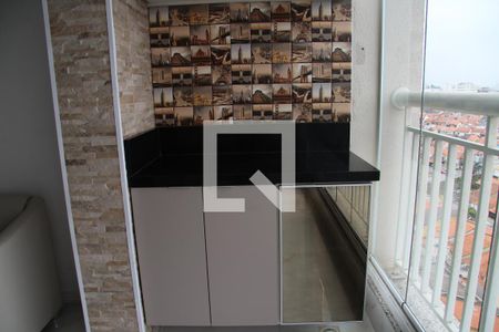 Varanda da Sala de apartamento para alugar com 1 quarto, 37m² em Centro, Guarulhos