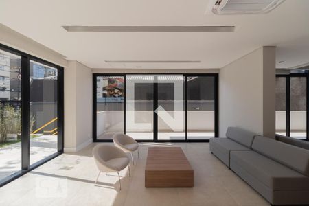 Studio para alugar com 33m², 1 quarto e sem vaga Studio para alugar com 33m², 1 quarto e sem vagaÁrea comum - Salão de festas