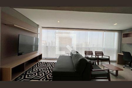 Sala de TV de apartamento para alugar com 2 quartos, 70m² em Pinheiros, São Paulo