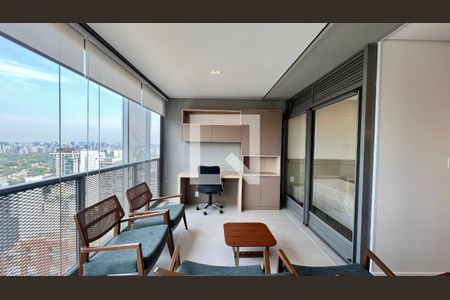 Sala de apartamento para alugar com 2 quartos, 70m² em Pinheiros, São Paulo