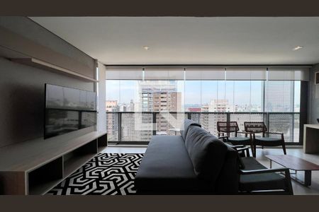 Sala de TV de apartamento para alugar com 2 quartos, 70m² em Pinheiros, São Paulo