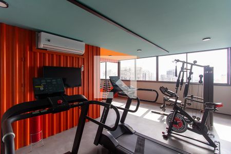 Apartamento para alugar com 27m², 1 quarto e sem vaga Apartamento para alugar com 27m², 1 quarto e sem vagaÁrea comum - Academia