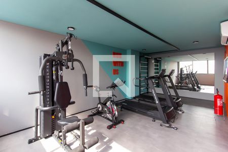 Apartamento para alugar com 27m², 1 quarto e sem vaga Apartamento para alugar com 27m², 1 quarto e sem vagaÁrea comum - Academia