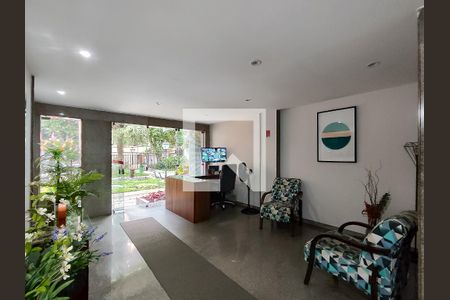 Apartamento à venda com 129m², 3 quartos e 2 vagasFachada e portaria