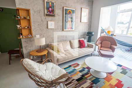 Sala de apartamento para alugar com 2 quartos, 85m² em Laranjeiras, Rio de Janeiro