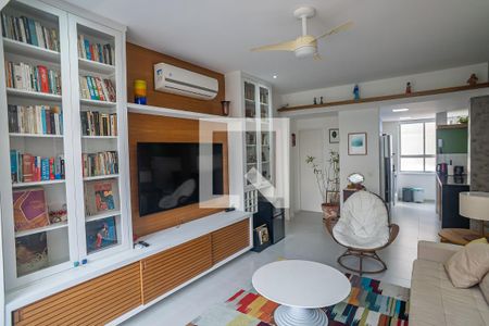 Sala de apartamento para alugar com 2 quartos, 85m² em Laranjeiras, Rio de Janeiro