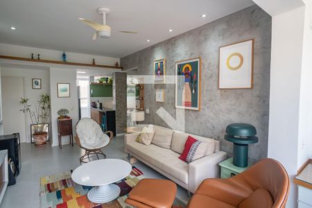 Sala de apartamento para alugar com 2 quartos, 85m² em Laranjeiras, Rio de Janeiro