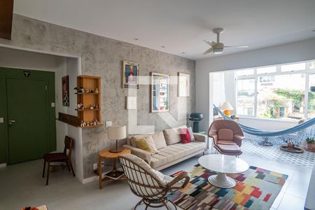 Sala de apartamento para alugar com 2 quartos, 85m² em Laranjeiras, Rio de Janeiro