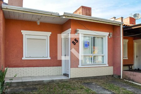 Casa de condomínio à venda com 52m², 2 quartos e 1 vagaFachada Imóvel - placa