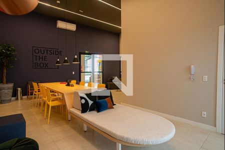 Studio para alugar com 29m², 1 quarto e sem vaga Studio para alugar com 29m², 1 quarto e sem vagaÁrea comum - Salão de festas