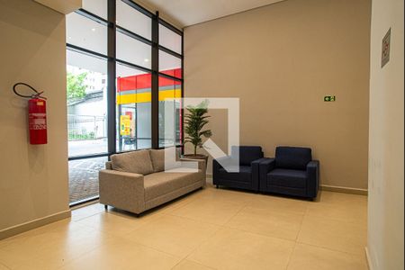 Studio para alugar com 29m², 1 quarto e sem vaga Studio para alugar com 29m², 1 quarto e sem vagaHall de entrada