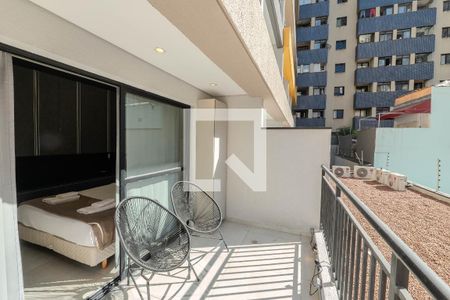Studio para alugar com 29m², 1 quarto e sem vaga Studio para alugar com 29m², 1 quarto e sem vagaSacada