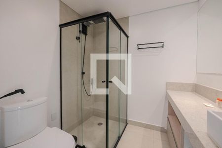 Studio para alugar com 29m², 1 quarto e sem vaga Studio para alugar com 29m², 1 quarto e sem vagaBanheiro