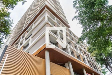 Apartamento para alugar com 27m², 1 quarto e 1 vaga Apartamento para alugar com 27m², 1 quarto e 1 vagaFachada e portaria